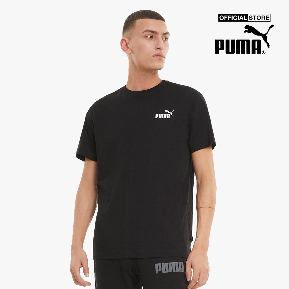 PUMA - Áo thun thể thao nam ngắn tay Essentials Small Logo Train 586668-01
