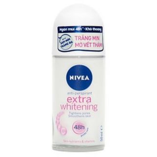 LĂN NGĂN MÙI NIVEA TRẮNG MỊN MỜ VẾT THÂM EXTRA WHITENING 50 ml