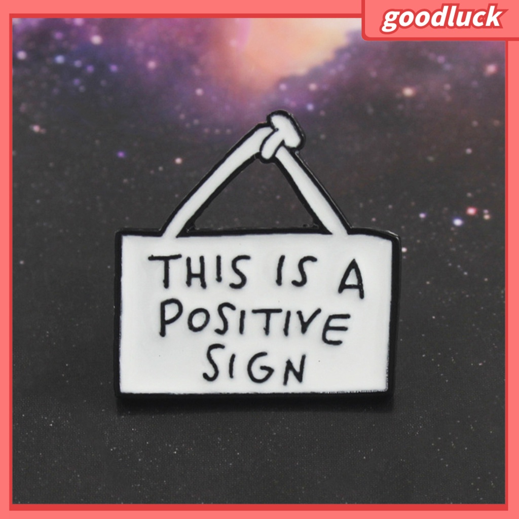 Ghim Cài Áo Hình Thẻ In Chữ Cho Nam &amp; Nữ