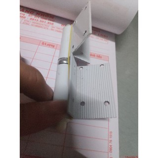 bản lề cối nhôm dày chất lượng màu trắng sứ