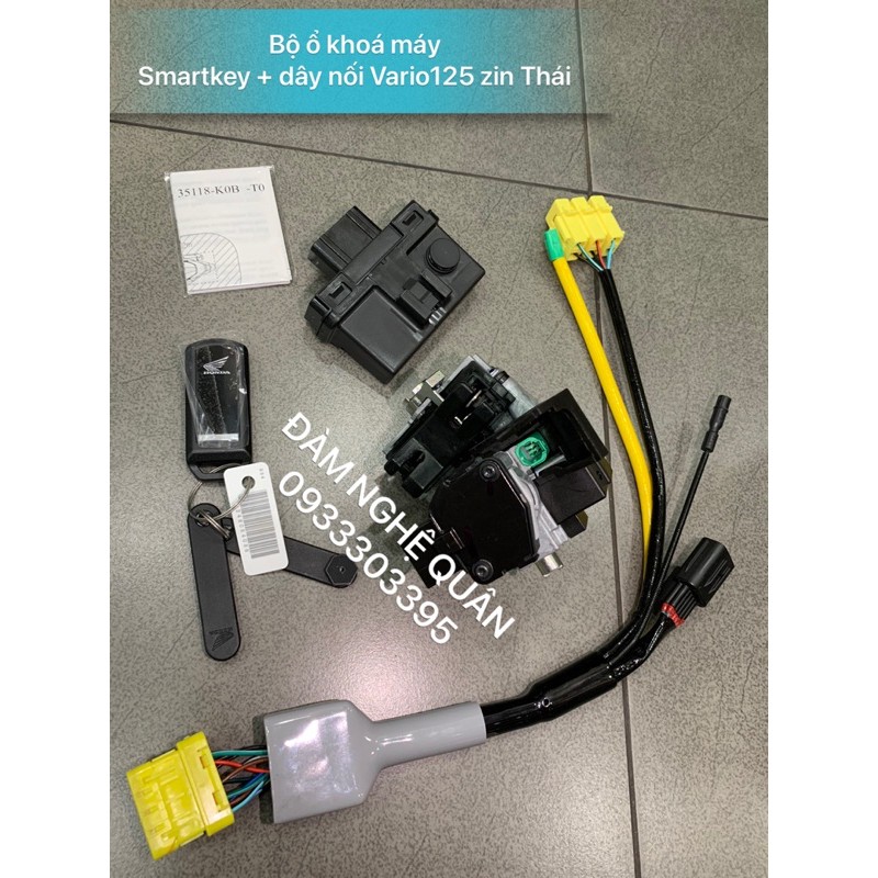 Bộ ổ khoá máy SMARTKEY + dây nối cho xe Vario125 từ chìa khoá cơ lên Smartkey Zin Thái mới 100% 💰 3,500,000 VND