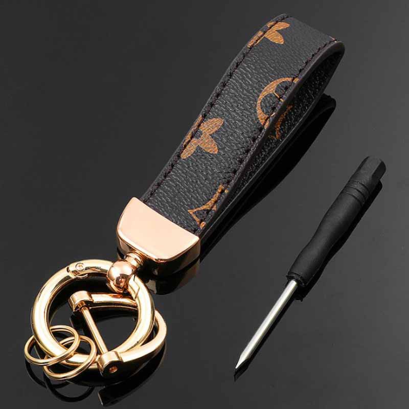 Móc Khóa Xe Hơi Bằng Da Sáng Tạo