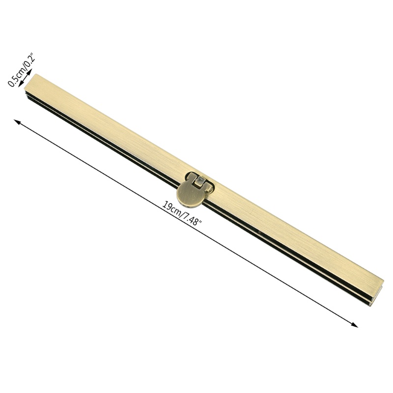 1 Khung Ví Cầm Tay Kim Loại 19cm Có Thể Mở Cạnh