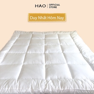 Nệm topper HAOHAOCO chất liệu vải Cotton Filn 100% lõi bông tấm cao cấp hàng xuất Nhật