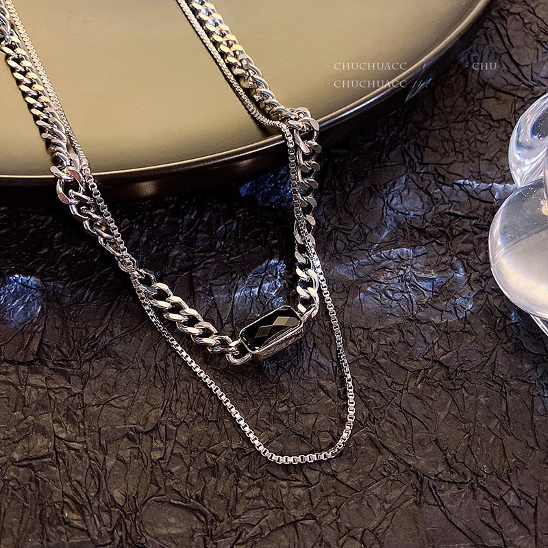 Vòng cổ Hai Lớp Phong Cách Hàn Quốc Thời Trang Cho Nữ