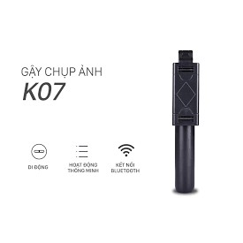 Gậy tự sướng Có phím bấm BLUETOOTH - K07