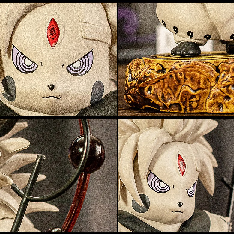 Mô Hình Nhân Vật Pikachu Naruto Trang Trí Bánh Kem