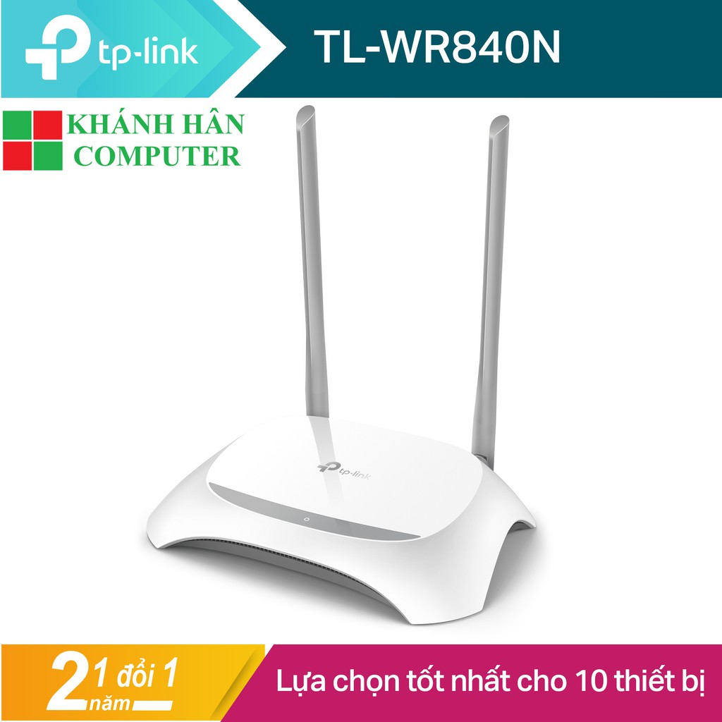 Bộ thu phát WiFi TPlink TL-WR840N-Bảo hành 24 T