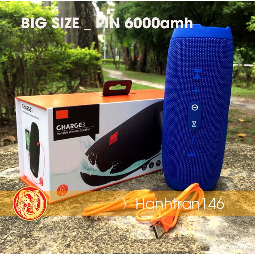 Loa bluetooth Charge 3+ BIG SIZE - Loabluetooth Kiêm Sạc Dự Phòng 6000 mAh