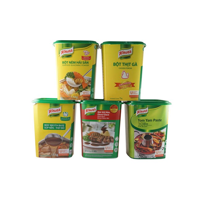 Bột nêm Knorr đủ loại