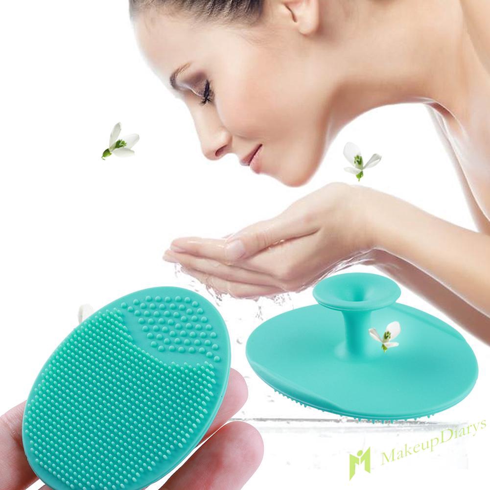 Bàn chải silicone rửa mặt tẩy mụn đầu đen