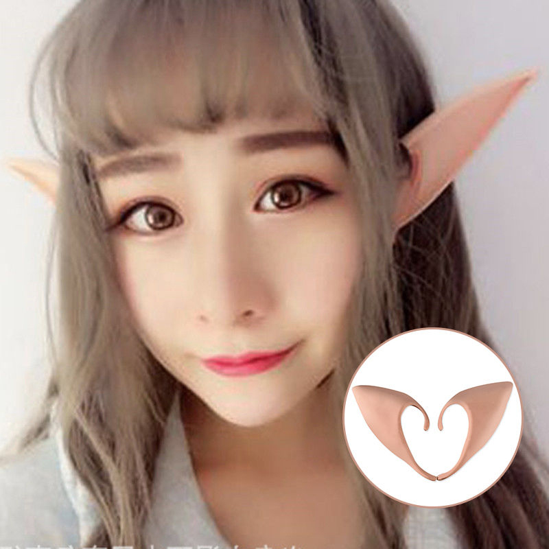 【dayday】Hot Latex Prosthetic Fairy Pixie Elf Ear Halloween Costume Cosplay Sta