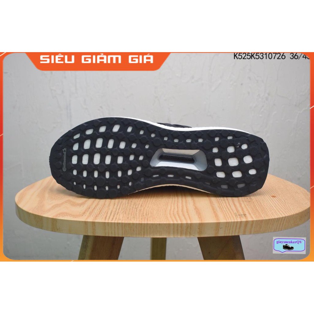 Giày Thể Thao Sneakers   ULTRA BOOST 4.0 đen đế trắng cực đẹp cho cả nam và nữ