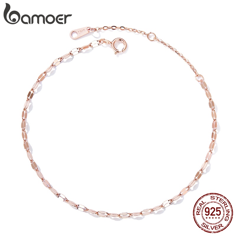 Vòng đeo tay BAMOER bạc 925 thời trang cho nữ