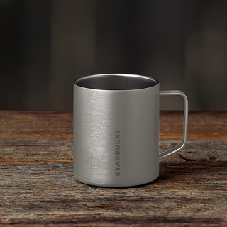 Cốc Mug Starbucks 14Oz Stainless Steel Brushed Grey