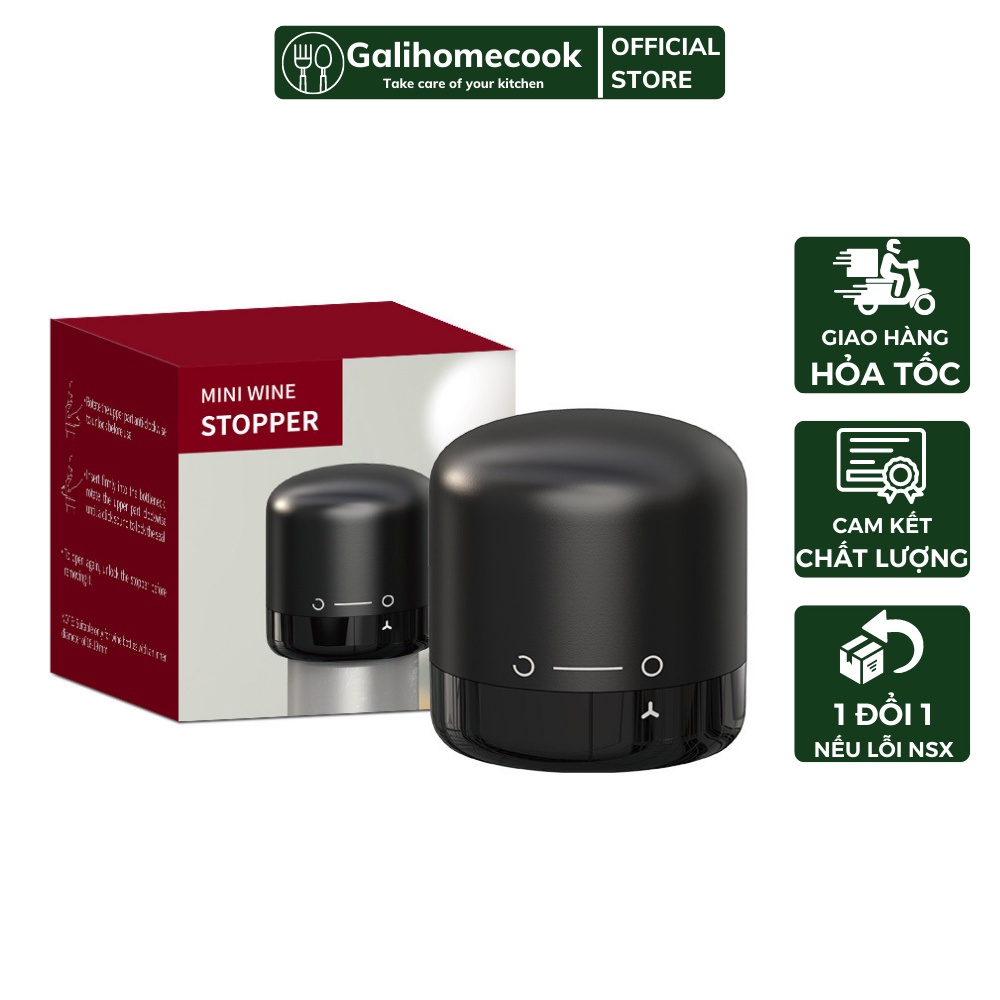 Nút nắp đậy chai rượu vang, Nút chặn chai rượu vang cao cấp KLT | Galihomecook NDRV-KLT