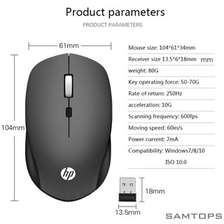 Chuột Không Dây Hp S1000 Plus 1600dpi