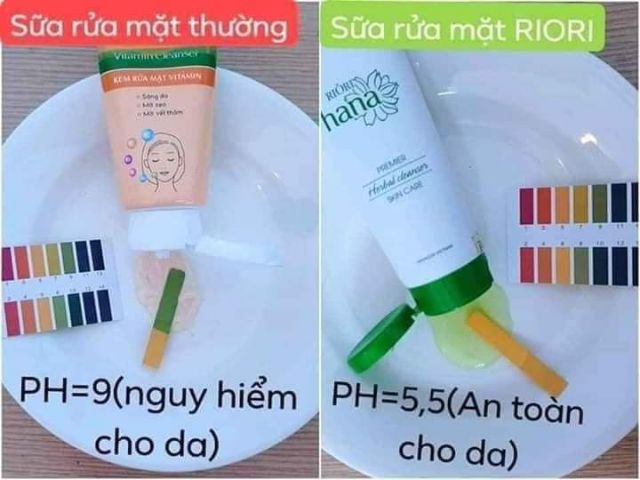 Sữa Rửa Mặt Thảo Mộc RIORI HANA