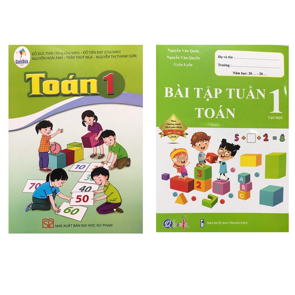 Sách - Toán lớp 1 + Bài tập tuần toán lớp 1 tập 1