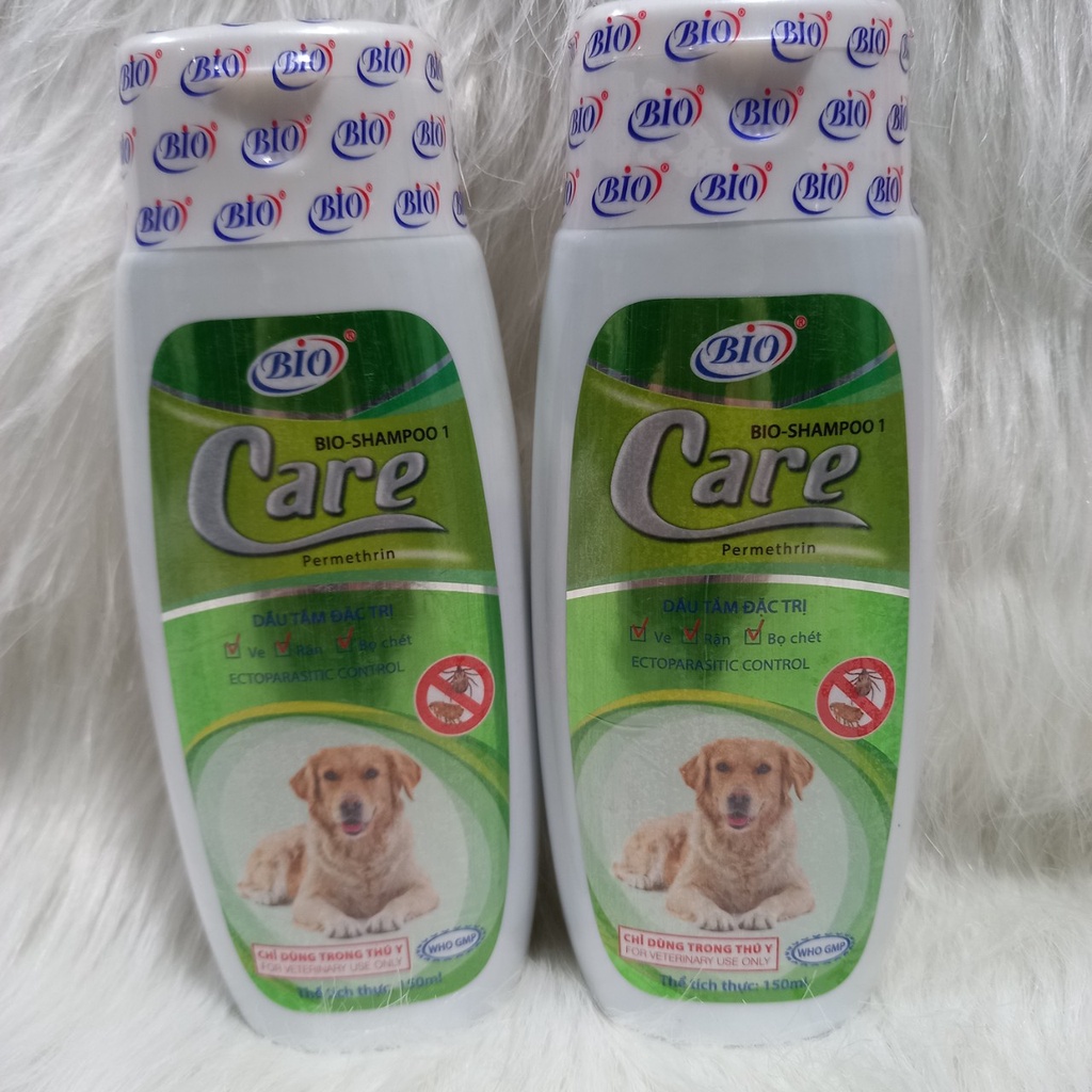 Sữa tắm trị ve rận cho chó mèo Bio Care 150ml