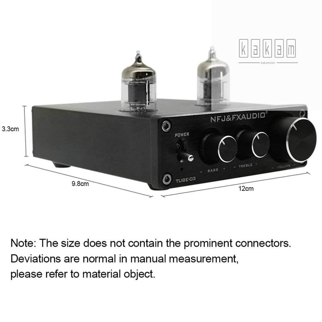 RCA Bộ Khuếch Đại Âm Thanh Mini km Fx-Audio Tube-03 6k4