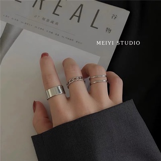 Nhẫn set 3 chiếc phong cách Hàn