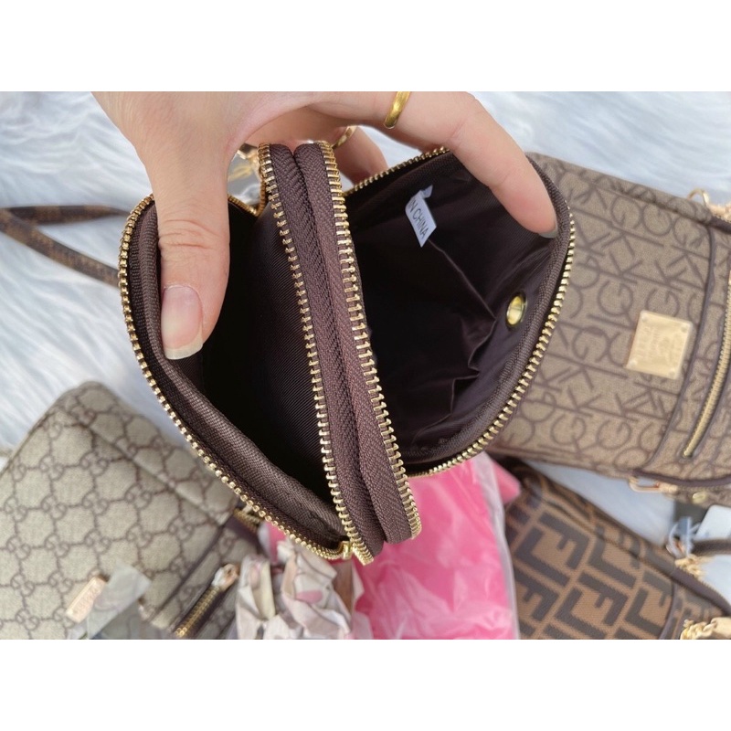 Túi đeo chéo 3 ngăn thời trang