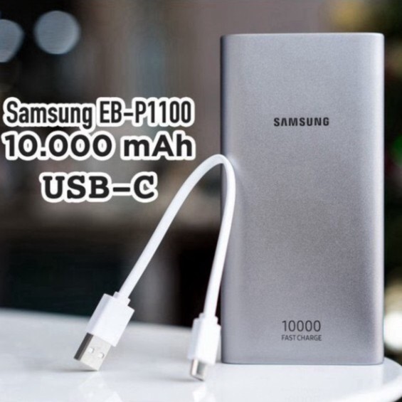 Pin sạc dự phòng Samsung 10.000 mAh công suất 15W,2 cổng sạc - Sạc dự phòng samsung tương thích nhiều dòng