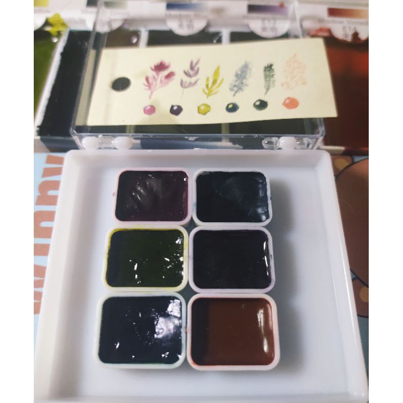 Boku Undo thủy mặc chiết 6 màu