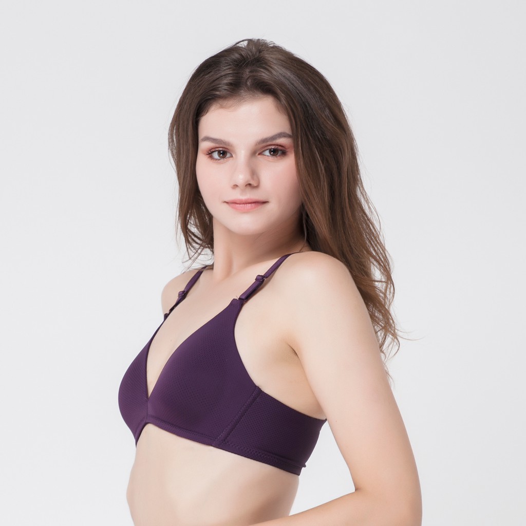 [MUA 2 GIẢM 30% - MUA 3 GIẢM 40%] Áo ngực không gọng mút mỏng vải thoáng khí Tshirt iBasic BRAW086