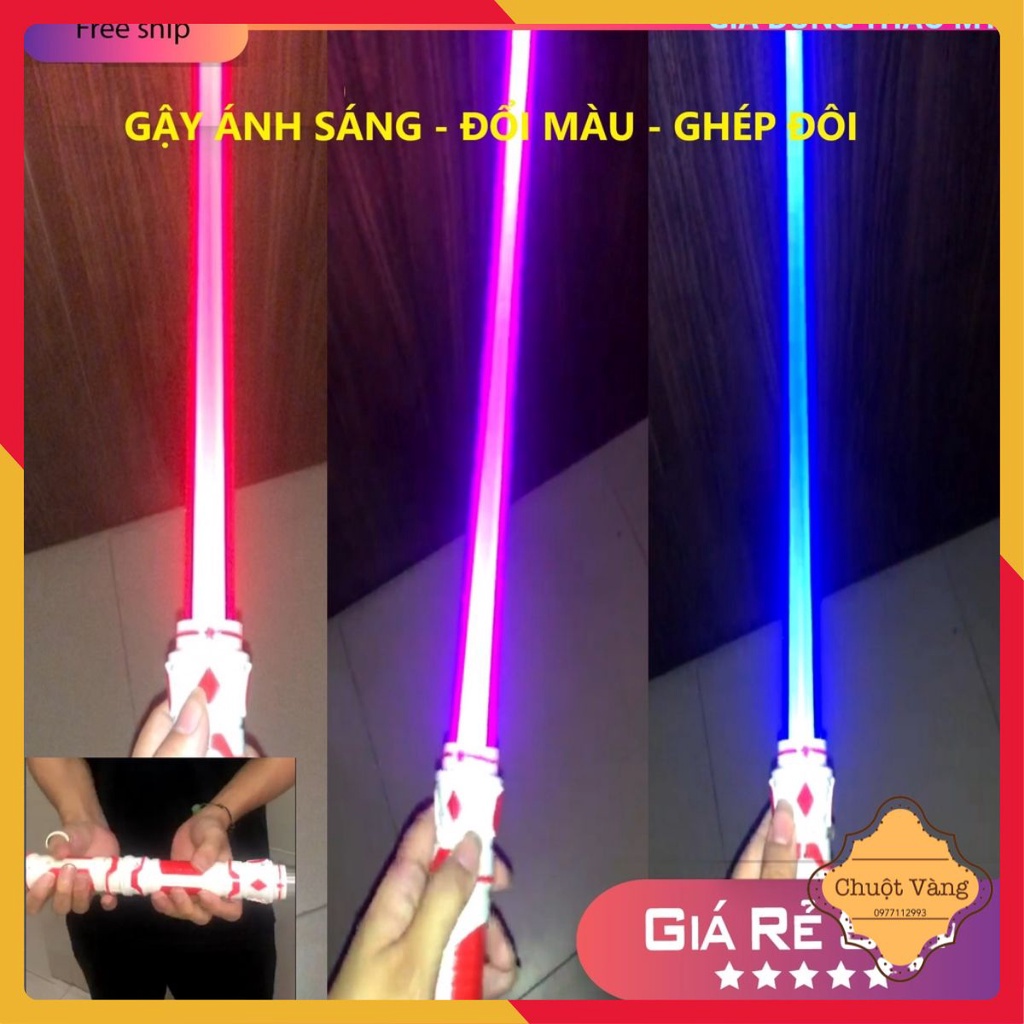 Đồ chơi gậy phát sáng có đèn và âm thanh an toàn vui nhộn