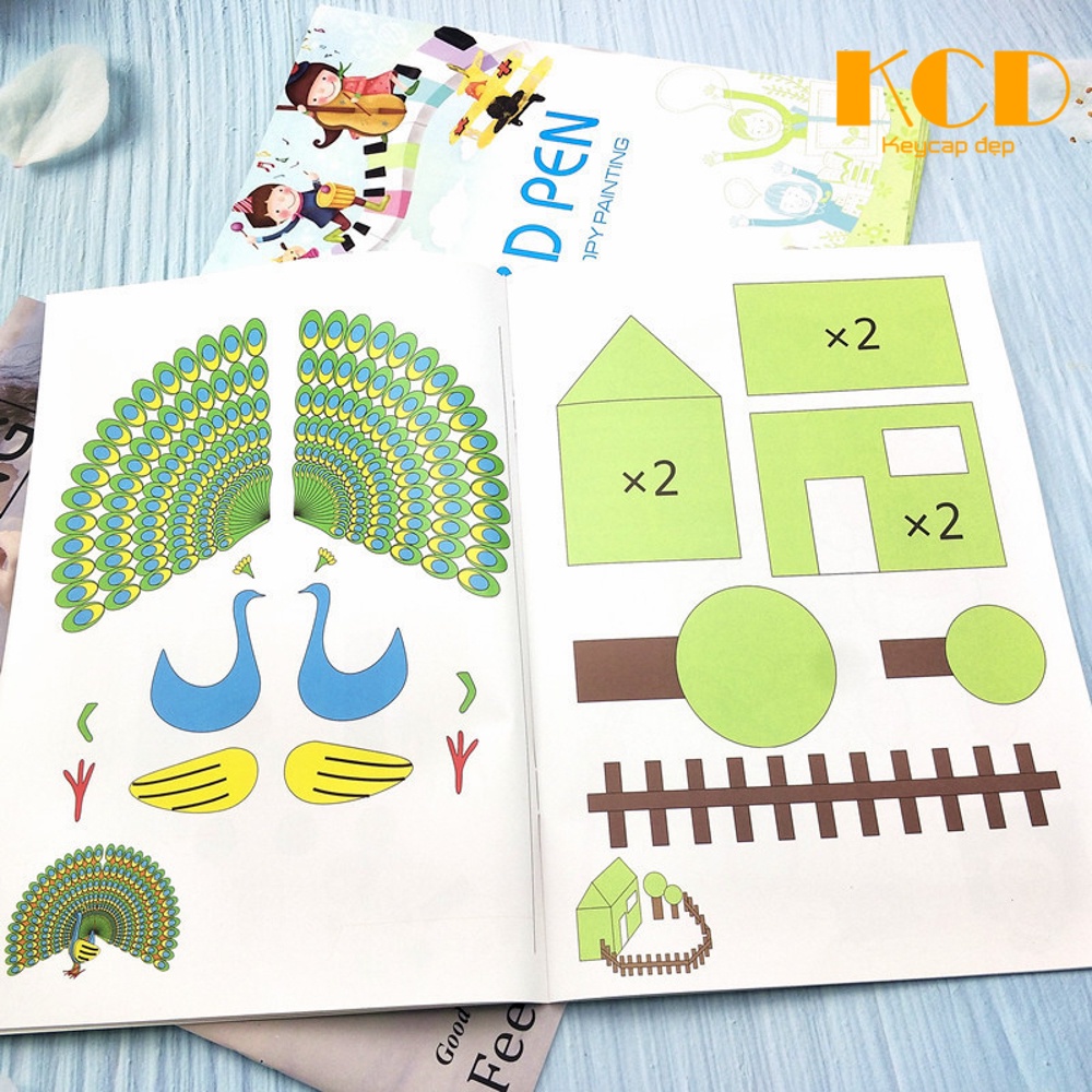 Bộ sưu tập mẫu vẽ và hướng dẫn vẽ dùng cho bút 3D