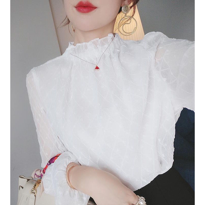 Áo Sơ Mi Nữ Dài Tay Phong Cách Hàn Quốc Mới