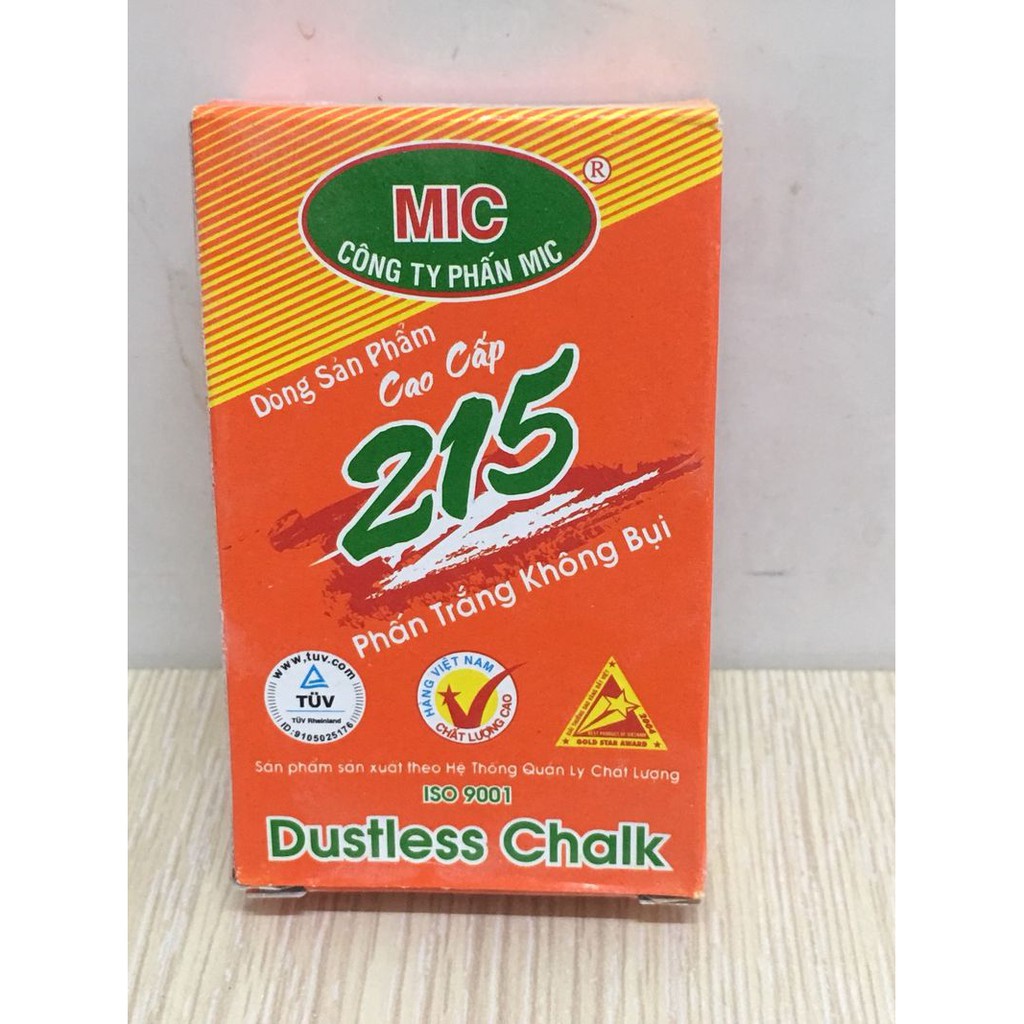 Phấn trắng không bụi cao cấp 10 viên/ hộp