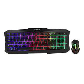 Combo Bàn phím chuột BOSSTON 837 có đèn Led
