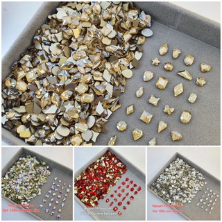 Set đá chân bằng mix lộn xộn 100 viên.