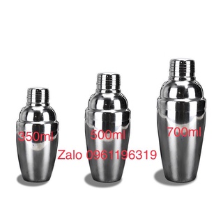 Bình lắc shaker, Bình lắc Cocktail Shaker Inox 350ml - 500ml - 700ml
