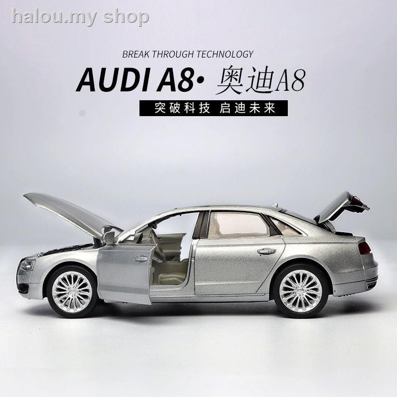 Mô Hình Xe Hơi Audi A8L Bằng Hợp Kim Tỉ Lệ 1: 32 Có Đèn Và Âm Thanh