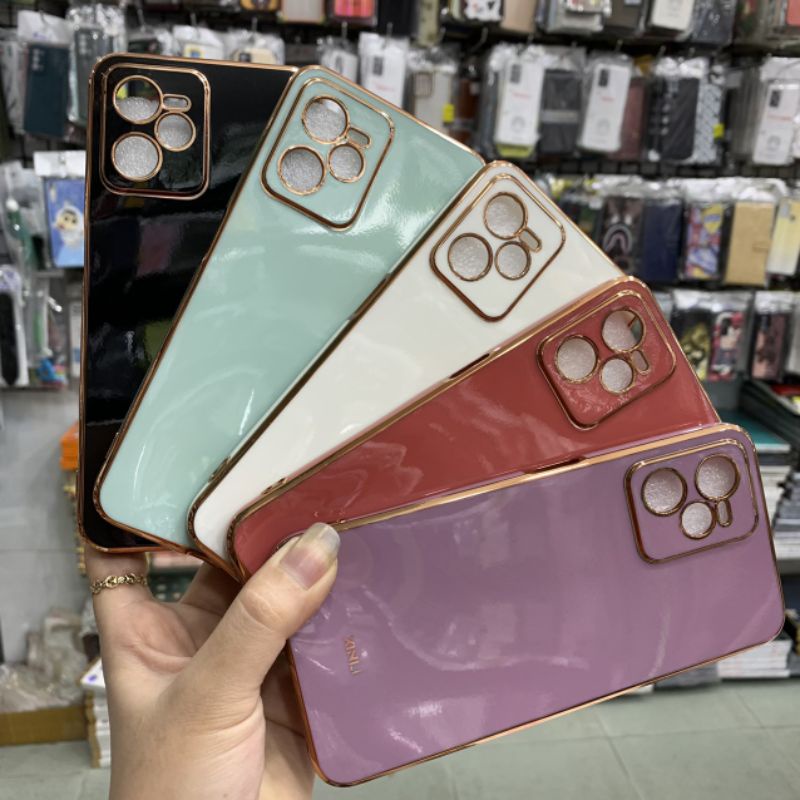 Ốp lưng Realme C35 / Narzo 50A prime dẻo xi bóng viền màu sang chảnh bảo vệ camera