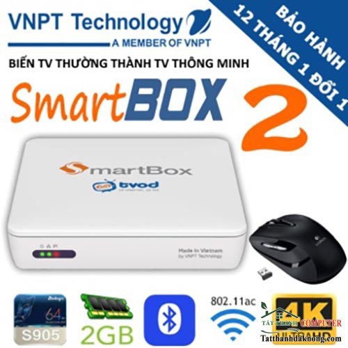 VNPT Smartbox 2 – Tivi box VNPT chính hãng thế hệ mới