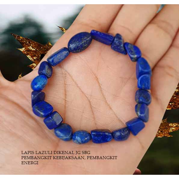 Vòng Tay Chuỗi Hạt Đá Lapis Lazuli Màu Xanh Đậm (gbp58)