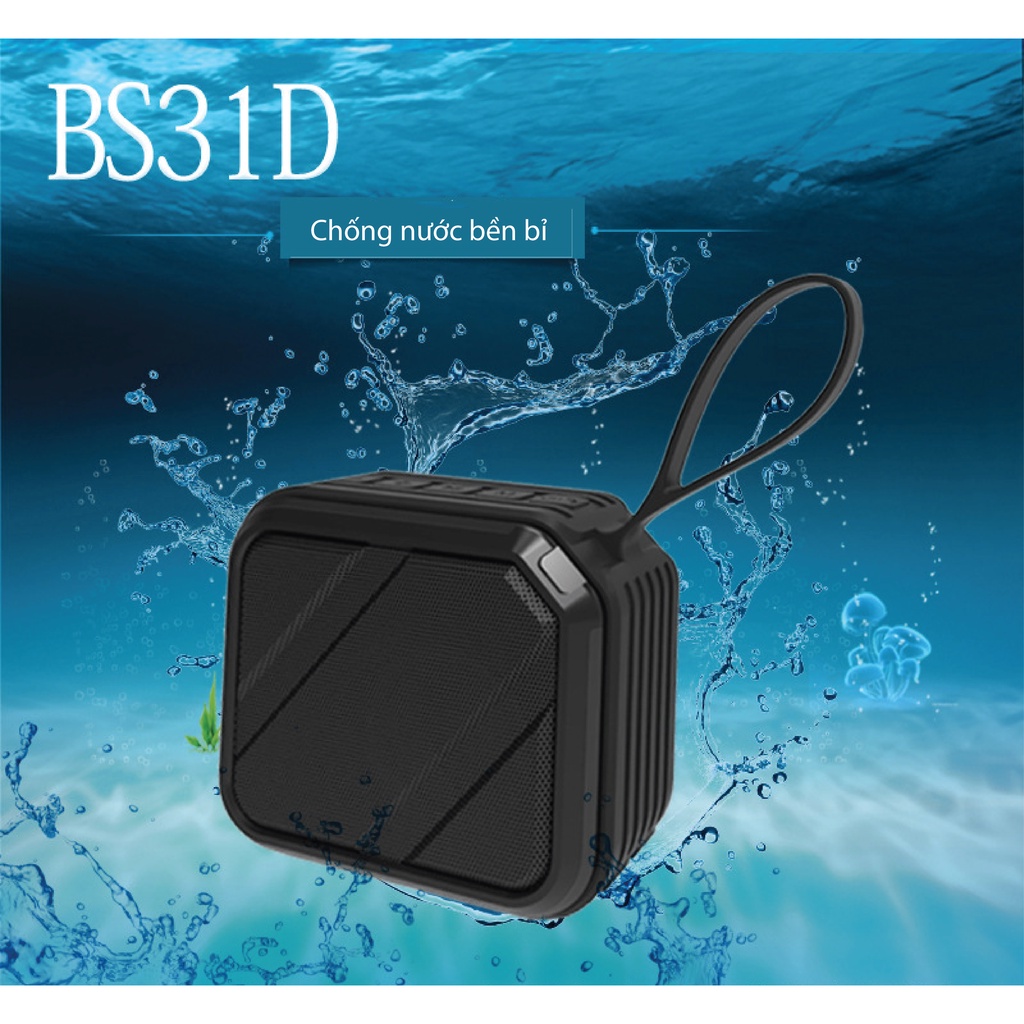 Loa bluetooth 5.0 BS-31D chống nước cao cấp