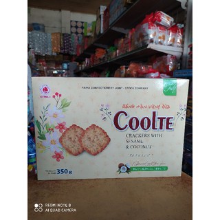 Bánh mặn vừng dừa Coolte 350 gam ( HAIHACO)