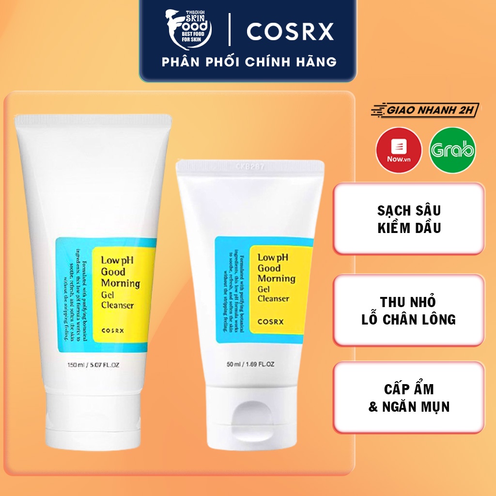 [Mã SKAMPUSH11 giảm 10% đơn 200k] Sữa Rửa Mặt Dạng Gel Cosrx Low pH Good Morning Gel Cleanser
