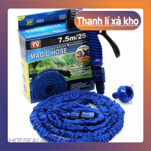 🔏Hàng Loại 1🔏 Vòi Rửa Xe, Tưới Cây, Vòi Xịt Rửa Thông Minh Giãn Nở Magic Hose Giãn Nở 15/30M