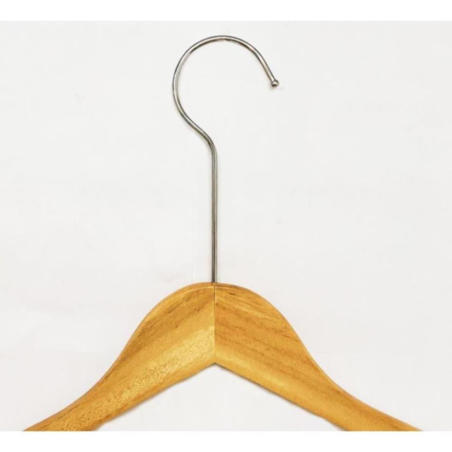 Đầu móc kim loại gắn móc áo gỗ