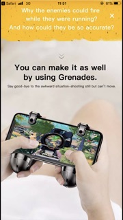 Tay game kiêm nút bắn cho game thủ Pug