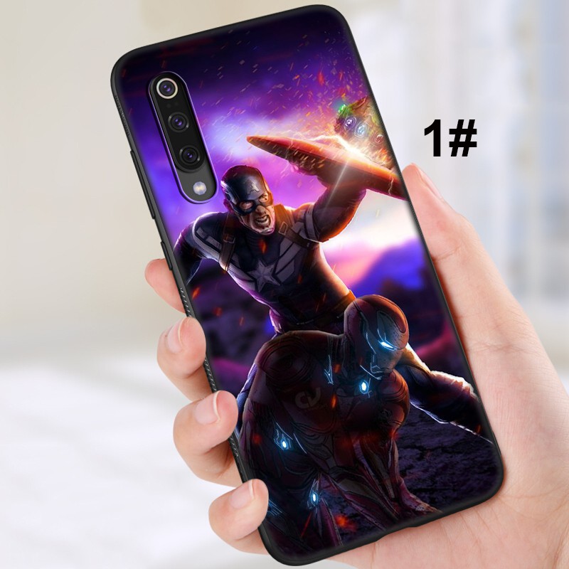 MARVEL Ốp Lưng Mềm In Hình Iron Man Cho Xiaomi Mi A1 A2 A3 Lite Poco X3 Nfc F2 Pro 5x 6x Pocophone F1