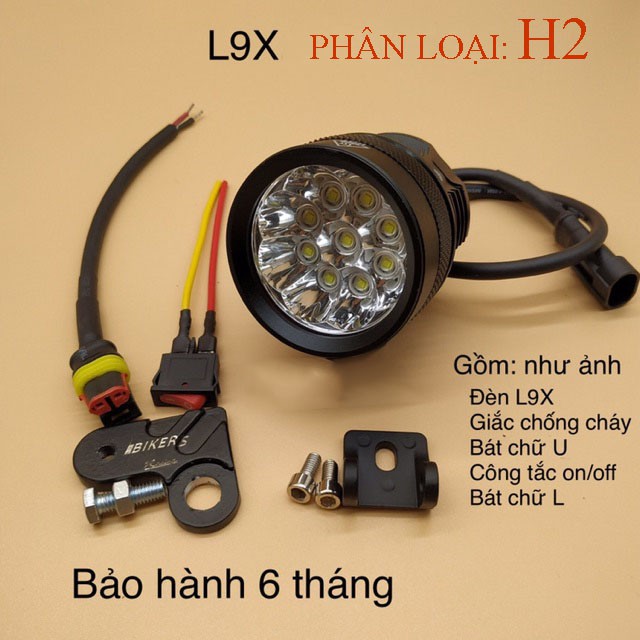 ĐÈN TRỢ SÁNG L9X CREE_ BẢO HÀNH 6 THÁNG