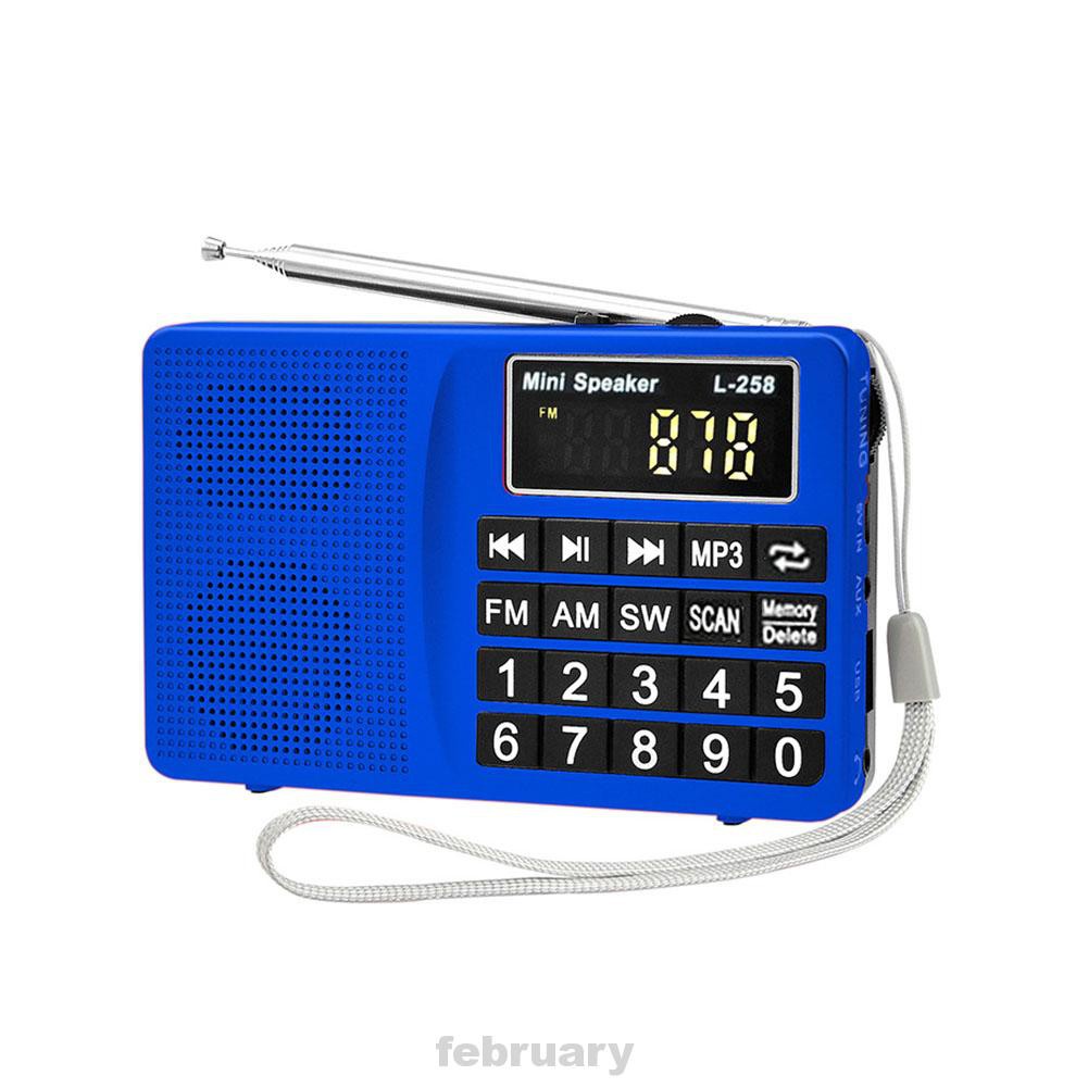 Digital Display Gift Multiband Portable USB Charging Radio